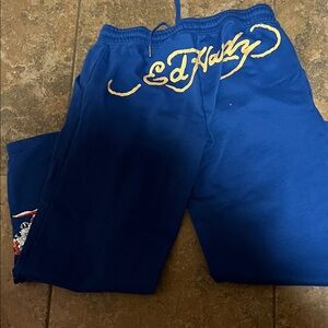 Ed Hardy Blue Sweatpants
